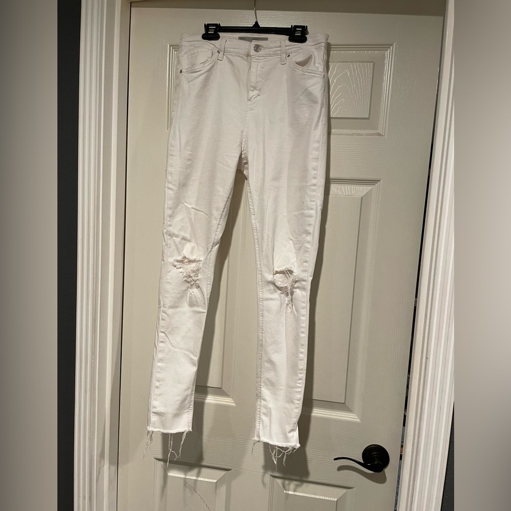 Top shop Jamie white skinny jeans